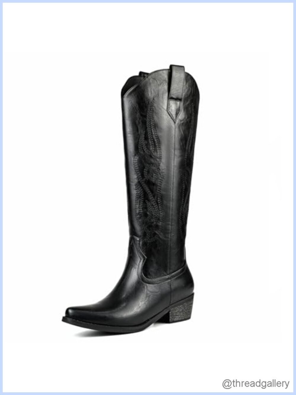 Knee High Cowboy Boots Western Flame
